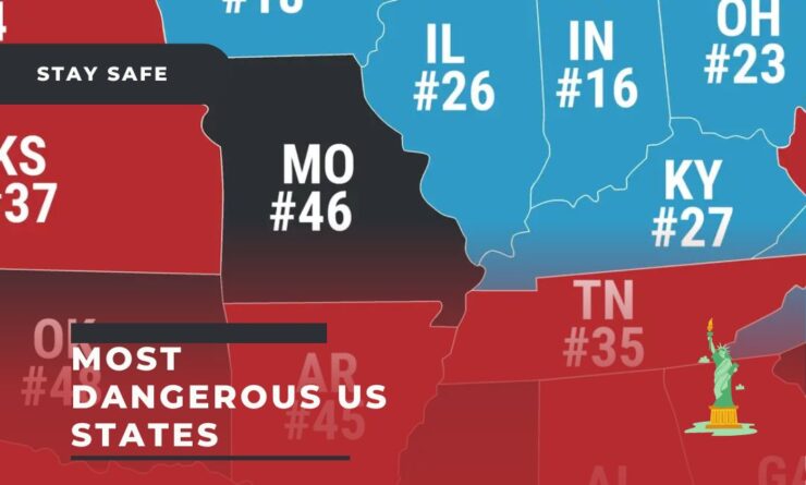 Most Dangerous US States 2023 - Stay Safe - Southwest Journal