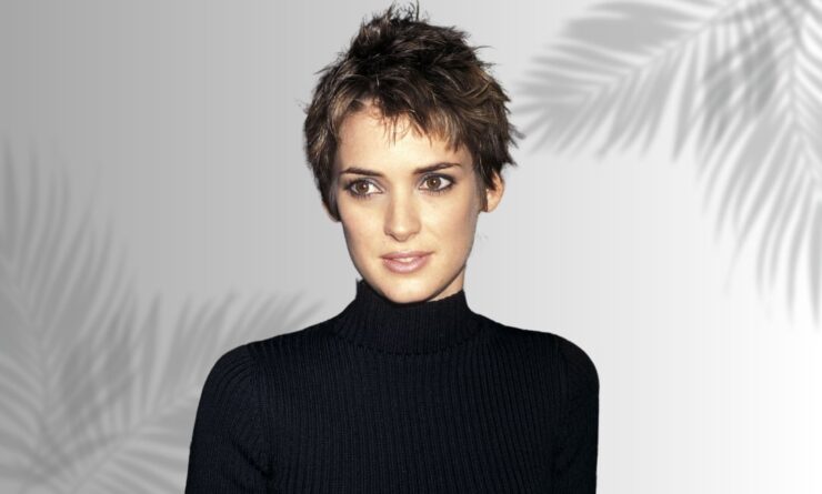 Winona Ryder’s Charming Pixie with Baby Bangs (1)