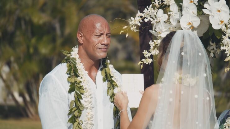 The Rock Dwayne Johnson shares photos of Hawaiian wedding to Lauren Hashian  | The Independent