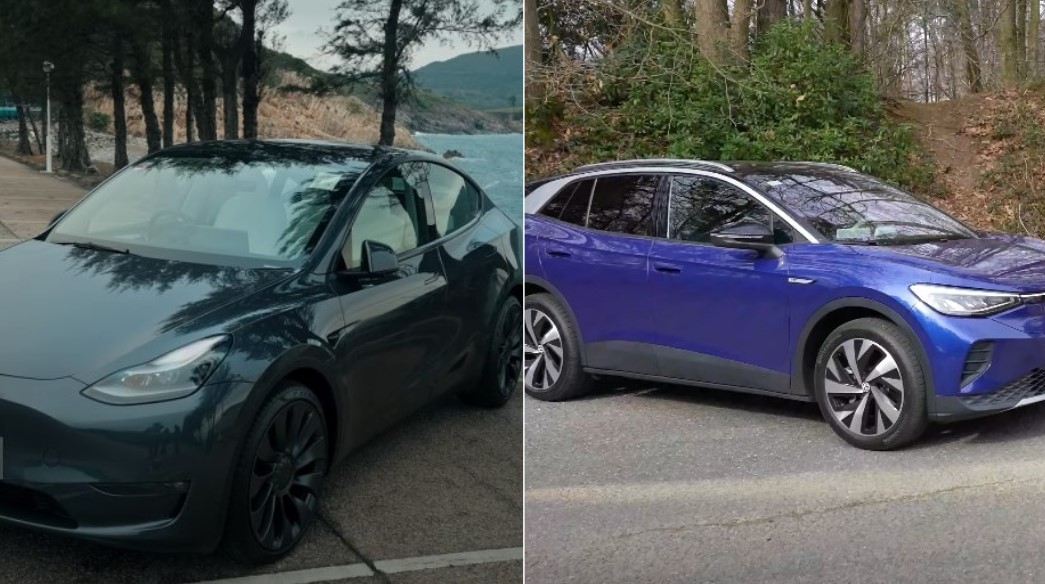 Tesla Model Y vs VW ID4 suspension